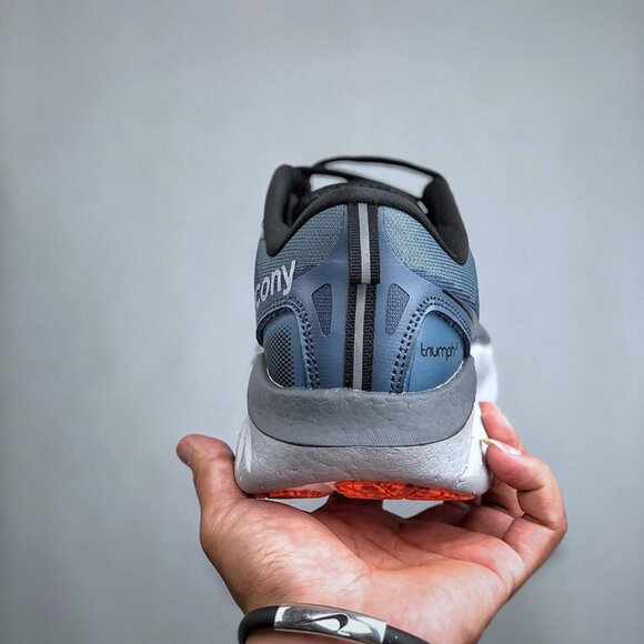 Saucony Triumph 22 Blue Sports Jogging Shoes - Picture 7 of 9